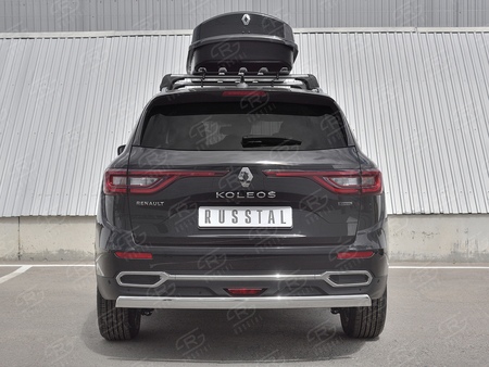 Защита заднего бампера d75х42 дуга RUSSTAL Renault Koleos (2017-2023) RKZ-002976