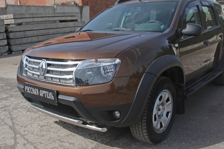 Защитная сетка в штатную решетку радиатора Renault Duster (2011-2015) RRD-026500