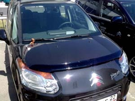 Дефлектор капота SIM для Citroen C3 Picasso (2009-2012)  SCIC3P0912