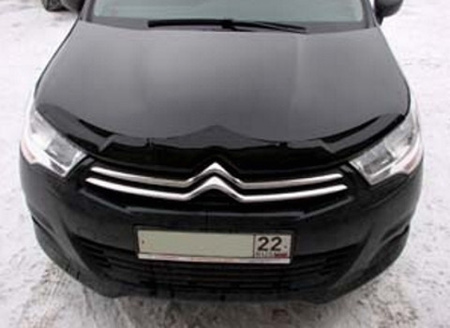 Дефлектор капота SIM для Citroen C4 седан/хэтчбек (2011-2021) SCIC41112