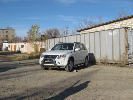 Кенгурятник d76 низкий с защитой картера Suzuki Grand Vitara (2008-2012) SGV08001