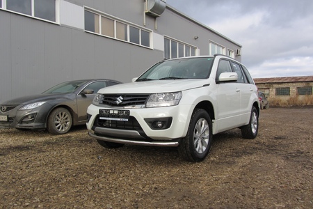 Защита переднего бампера d57 Suzuki Grand Vitara (2012-2020) SGV12002