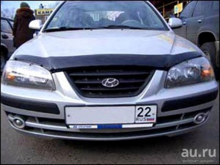 Дефлектор капота SIM для Hyundai Elantra (2003-2006)  SHYELA0312