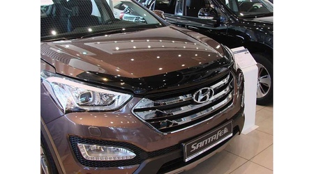 Дефлектор капота SIM для Hyundai Santa Fe (2012-2019)  SHYSAN1212