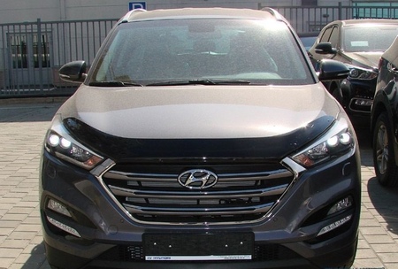 Дефлектор капота SIM для Hyundai Tucson (2015-2021)  SHYTUC1512