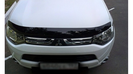 Дефлектор капота SIM для Mitsubishi Outlander (2012-2021)  SMIOUT1212