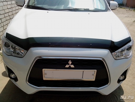 Дефлектор капота SIM длинный для Mitsubishi RVR (2010-2019) SMIRVR1012