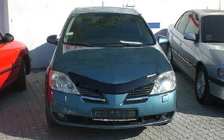 Дефлектор капота SIM для Nissan Primera (2001-2008)  SNIPRI0212