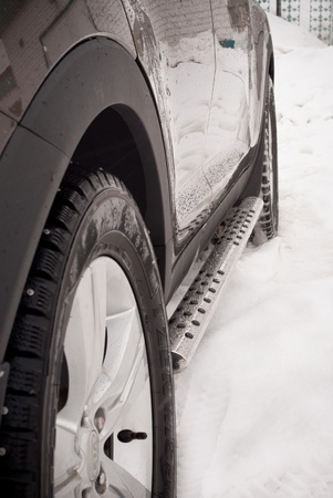 Пороги труба d75х42 овал с проступью RUSSTAL Suzuki Grand Vitara 5 дв. (2008-2011) SNO-001022