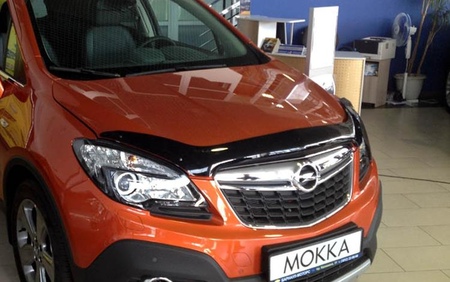 Дефлектор капота SIM для Opel Mokka (2012-2020)  SOPMOK1212