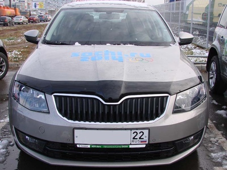 Дефлектор капота SIM для Skoda Octavia (2013-2017)  SSCOCT1312