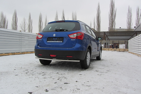 Защита заднего бампера d42 Suzuki SX4 (2014-2021) SSX4-14-009