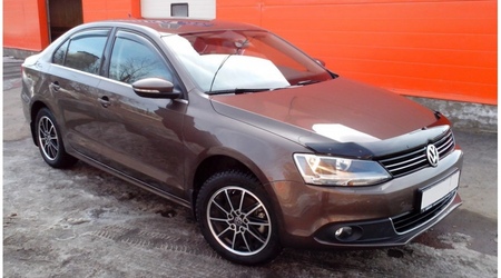 Дефлектор капота SIM для Volkswagen Jetta (2010-2020)  SVOJET1012