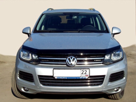 Дефлектор капота SIM для Volkswagen Touareg (2010-2014)  SVOTOU1012