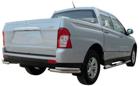 Уголки d57+d42 двойные SsangYong Actyon sport (2013-2015) SYAS016