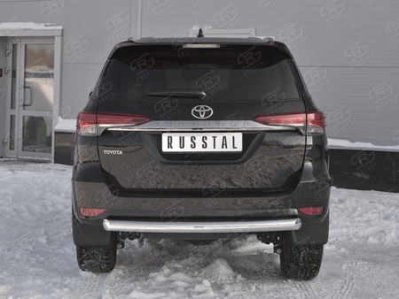 Защита заднего бампера d76 дуга RUSSTAL Toyota Fortuner (2017-2021) TFZ-002889