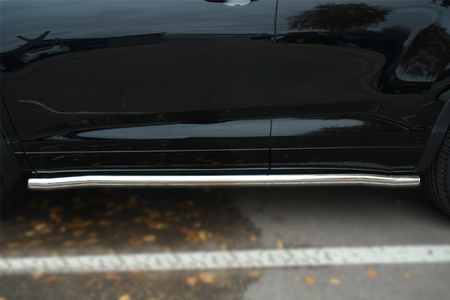 Пороги труба d63 вариант 3 RUSSTAL Toyota Highlander (2014-2016) THRT-001922