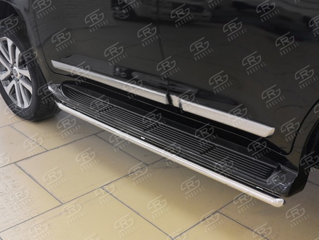 Защита порогов d42 RUSSTAL Toyota Land Cruiser 200 Executive (2018-2021) TLCT-003119