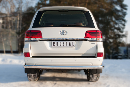 Защита заднего бампера d76 секции (кроме Executive) RUSSTAL Toyota Land Cruize 200 (2015-2021) TLCZ-002168