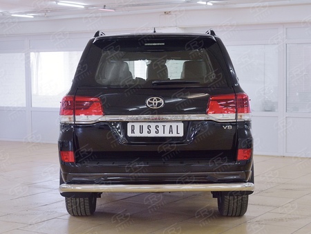 Защита заднего бампера d76 секции RUSSTAL Toyota Land Cruiser 200 Executive (2016-2021) TLCZ-002564