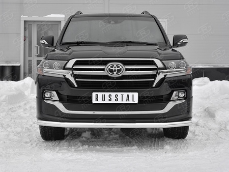 Защита переднего бампера d63 секции RUSSTAL Toyota Land Cruiser 200 Executive (2018-2021) TLCZ-003114