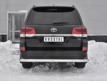 Защита заднего бампера d76 секции RUSSTAL Toyota Land Cruiser 200 Executive (2018-2021) TLCZ-003123