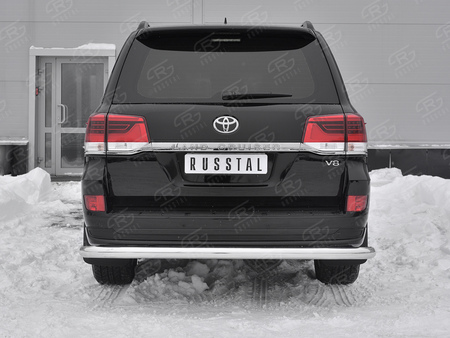 Защита заднего бампера d76 секции RUSSTAL Toyota Land Cruiser 200 Executive (2018-2021) TLCZ-003123