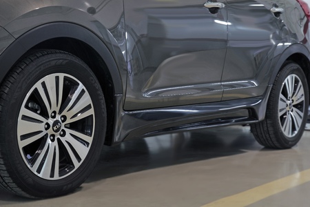 Тюнинг обвес порогов Kia Sportage (2010-2016) TOPKS-030900