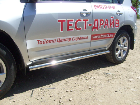 Защита порогов d57 труба Toyota RAV4 (2010-2013) TR410-011