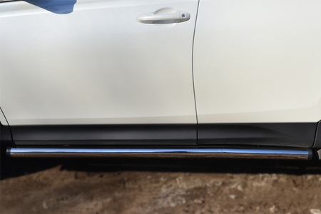 Пороги труба d63 вариант 2 RUSSTAL Toyota RAV4 (2013-2015) TR4T-0012832