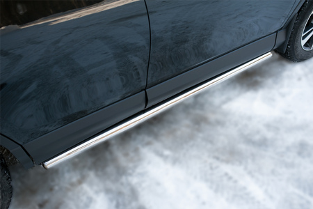Пороги труба d63 вариант 3 RUSSTAL Toyota RAV4 (2015-2019) TR4T-0021973