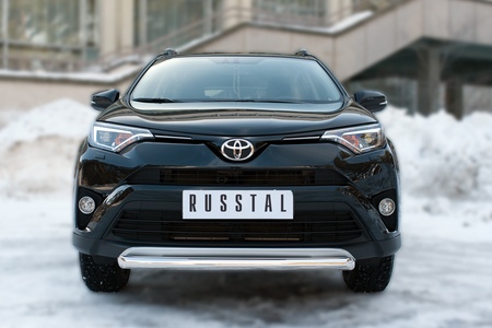 Защита переднего бампера d63 дуга RUSSTAL Toyota RAV4 (2015-2019) TR4Z-002191