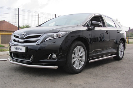 Защита переднего бампера d57 Toyota Venza (2012-2016) TVEN004