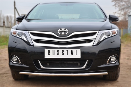 Защита переднего бампера d42 секции RUSSTAL Toyota Venza (2013-2016) TVZ-001475