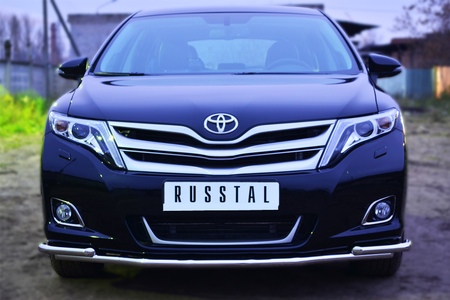 Защита переднего бампера d42 секции d42 уголки RUSSTAL Toyota Venza (2013-2016) TVZ-001476