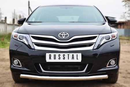 Защита переднего бампера d63 секции RUSSTAL Toyota Venza (2013-2016) TVZ-001477