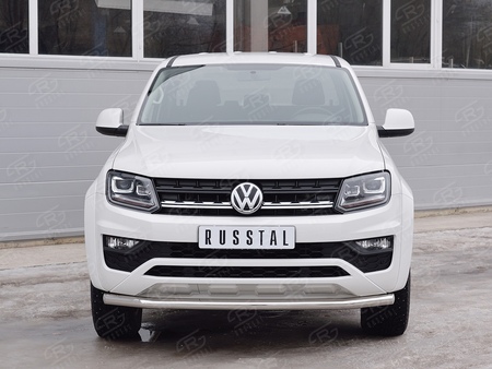 Защита переднего бампера d63 секция RUSSTAL Volkswagen Amarok (2016-2023) VAMZ-002534