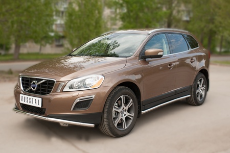 Защита порогов d42 RUSSTAL Volvo XC 60 (2008-2013) VXCT-002076