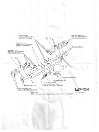 Фаркоп Imiola для Volkswagen Crafter (2016-2020) W.049
