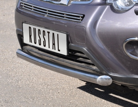Защита переднего бампера d76 дуга RUSSTAL Nissan X-Trail (2011-2014) XNZ-000962