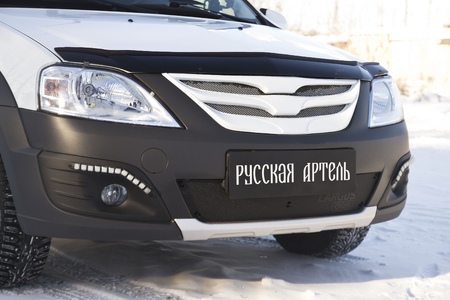 Зимняя защита радиатора Lada Largus Cross универсал (2015-2021) ZRL-129902