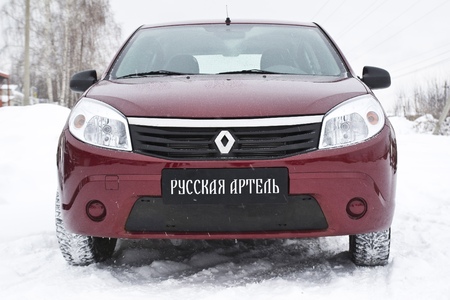 Зимняя защита радиатора Renault Sandero (2009-2013) ZRRS-038802