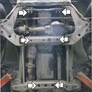 Защита картера, дифференциала и КПП (сталь) Motodor для Mitsubishi Montero Sport (1997-2004)