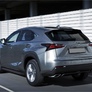 Пороги алюминиевые Black Lexus NX (2014-2019)