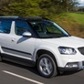 Пороги алюминиевые Black Skoda Yeti (2009-2018)