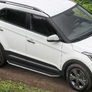 Пороги алюминиевые Premium Hyundai Creta (2016-2021)