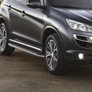 Пороги алюминиевые Premium Peugeot  4008 (2012-2016)