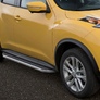 Пороги алюминиевые Premium Nissan Juke 4WD (2010-2016)