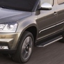 Пороги алюминиевые Premium Skoda Yeti (2009-2018)