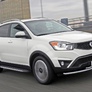 Пороги алюминиевые Premium Ssang Yong  Actyon  (2010-2018)